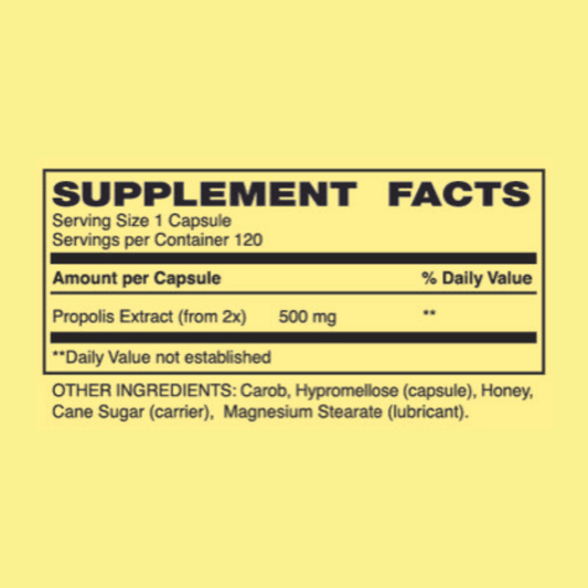 Propolis VEGI Capsules 500mg 120 capsules